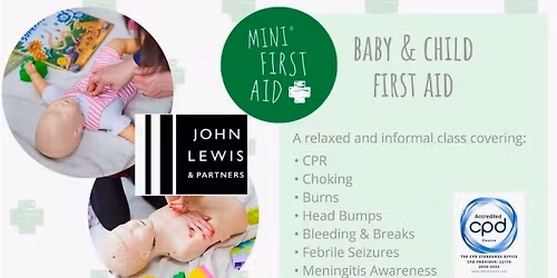 Ipswich- Baby and Child First Aid with Mini First Aid Suffolk