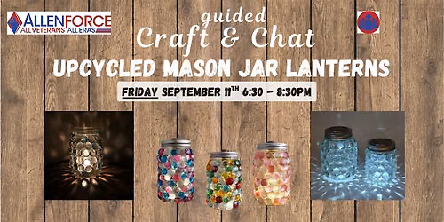 Guided Craft & Chat: Mason Jar Lantern