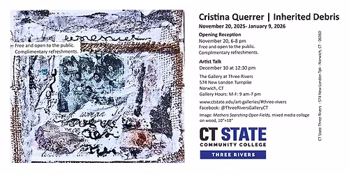 Artist Talk: Cristina Querrer: Inherited Debris