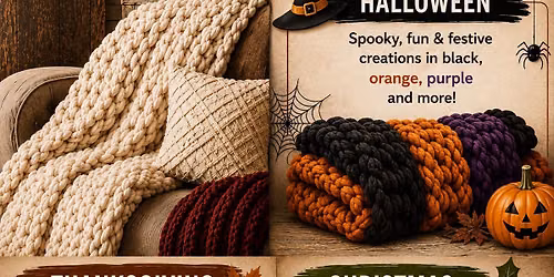Holiday Chunky Knit Blanket Class