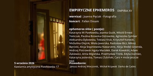 EMPIRYCZNE EPHEMEROS ( EMPIRIA XV)