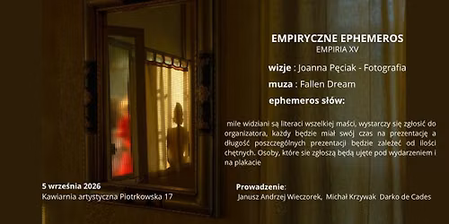 EMPIRYCZNE EPHEMEROS ( EMPIRIA XV)
