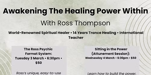 Sitting in the Power (Attunement Session) with Ross Thompson