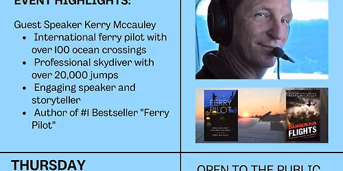 Renowned Pilot Kerry McCauley LIVE in Alexandria