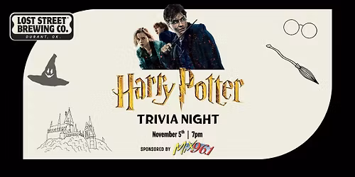 Harry Potter Trivia Night at Lost Street Brewing Co.