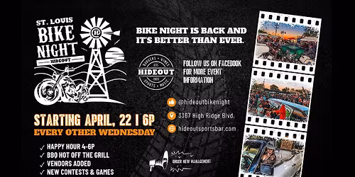 Bike Night Kick Off at the Hideout