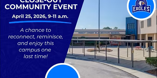 Close-out Community Event