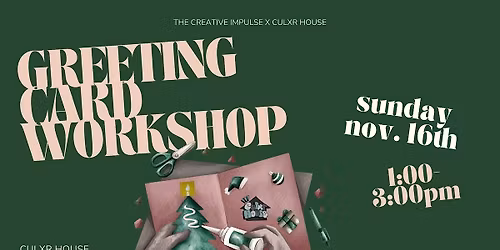 GREETING CARD WORKSHOP