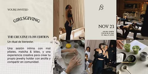 Girlsgiving: The Creative Flow Edition