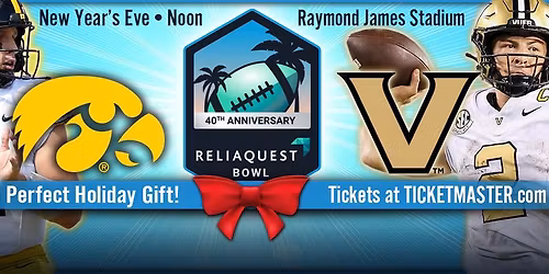 Parking ReliaQuest Bowl: #14 Vanderbilt vs #23 Iowa