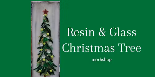 Resin & Gems Christmas Tree Workshop at Artsy Fartsy