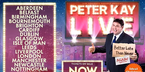 Peter Kay Cardiff Tickets