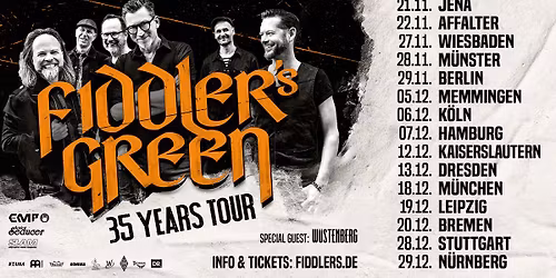FIDDLER'S GREEN "35 Years Tour" \u2022 M\u00fcnchen