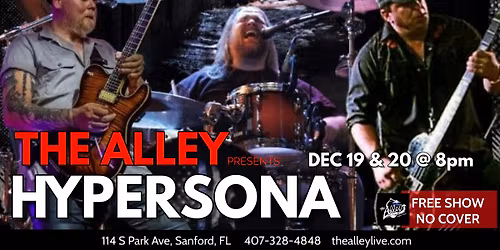 HYPERSONA | Live Music at the Alley & Fuel BBQ in Downtown Sanford