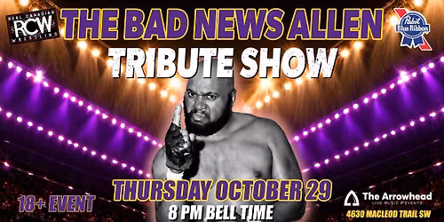 RCW BAD NEWS ALLEN TRIBUTE SHOW