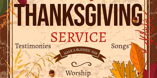 Thanksgiving Service