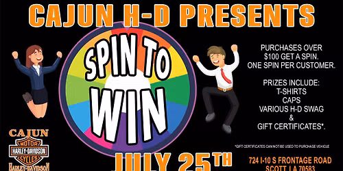 July's Spin to Win