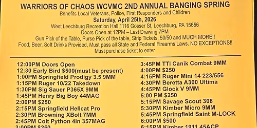 Warriors of Chaos VMC 2nd Annual Banging Spring