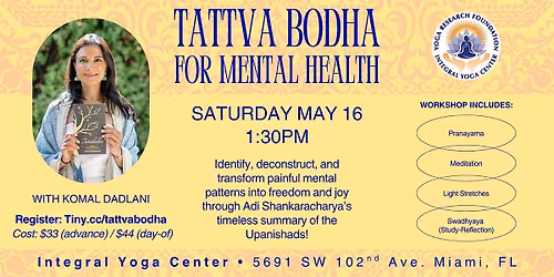 Tattva Bodha For Mental Health With Komal Dadlani