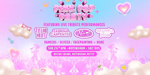 The Pink Pop Party Is Coming To Nottingham!
