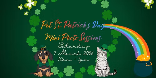 Pet St. Patrick's Day Mini Photo Sessions - Kelcey Schroder Photography