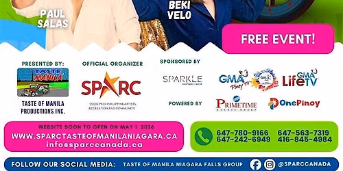 TASTE OF MANILA 2026 NIAGARA FALLS