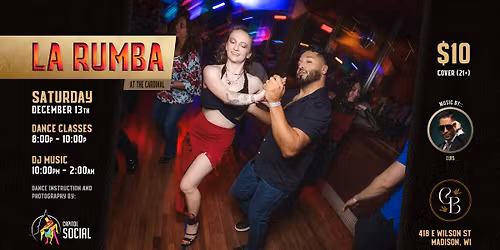 LA RUMBA at The Cardinal (SATURDAY 12\/13\/25)