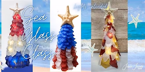 Sea Glass Tree Workshop at Moonstone Art Studio