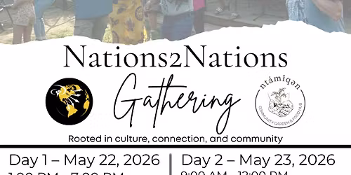 Nations2Nations 2026 Gathering