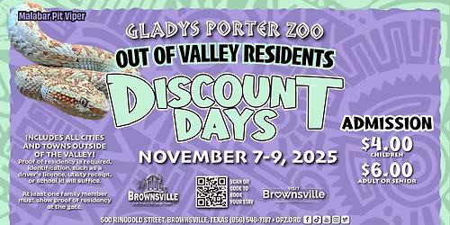 Out of Valley Discount Days