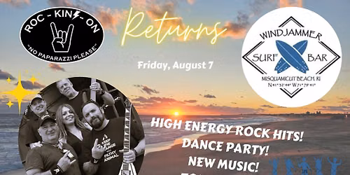 Roc-Kin'-On Returns to The Windjammer 