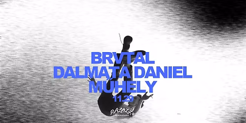 BRVTAL x Dalmata Daniel x M\u0171hely @ Palazzo Permanens