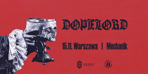 DOPELORD \u2022 15.11.2026 \u2022 WARSZAWA, MECHANIK