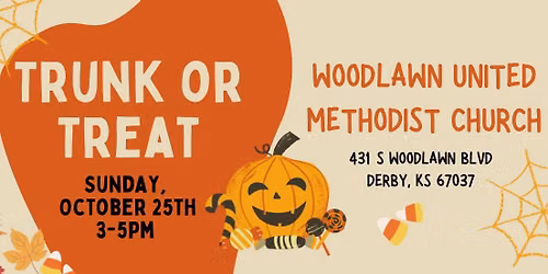 Trunk or Treat at Woodlawn UMC!