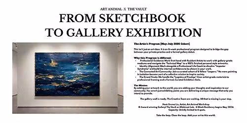 8 Weeks ART Program: From Sketchbook to Gallery Exhibition