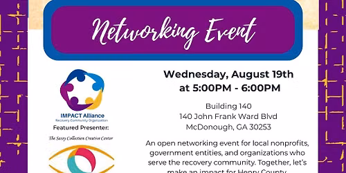 IMPACT Recovery Partners Networking Event