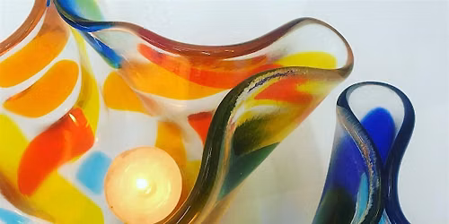 Fused Glass for the home - day course at Rainbow Glass Studios N16 0JL