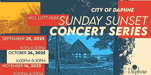 Sunday Sunset Concert Series: Fall 2025