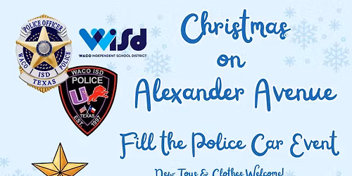 Fill The Police Car - Christmas Toy\/Clothing Drive