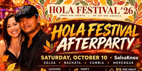 HOLA FESTIVAL AFTERPARTY | SalsaKnox
