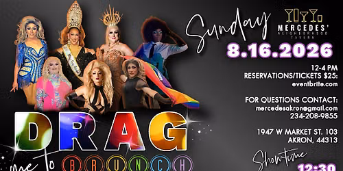 Drag Me to Brunch! A Drag Brunch at Mercedes' Tavern