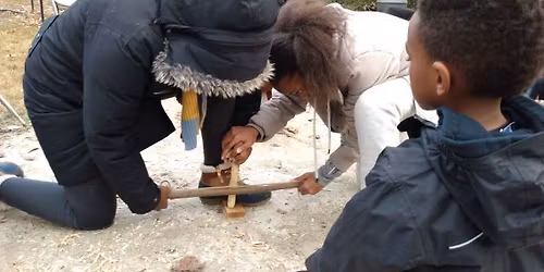 Wolfpack Family Nature Connection & Wilderness Skills - Fire by Friction