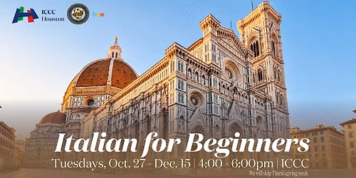 Italian Language Class for Beginners A1S1 (ICCC)