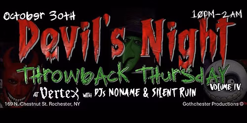Devil's Night Throwback Thursday