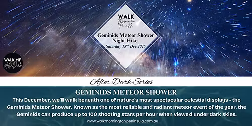 Geminids Meteor Shower - Night Hike