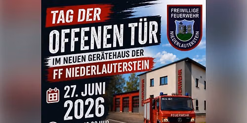 TAG DER OFFENEN T\u00dcR IM NEUEN GER\u00c4TEHAUS DER FF NIEDERLAUTERSTEIN