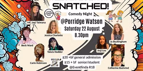 Snatched! Comedy Night