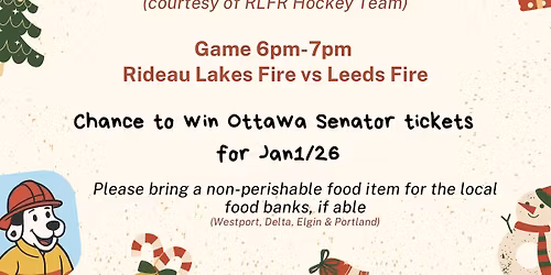 RLFR Hockey Friends & Family Skate Night