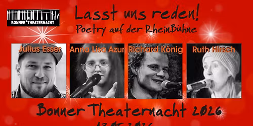 Bonner Theaternacht 2026: LASST UNS REDEN!