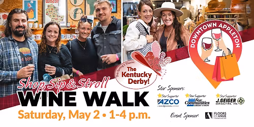 Shop, Sip & Stroll Wine Walk - Kentucky Derby Edition